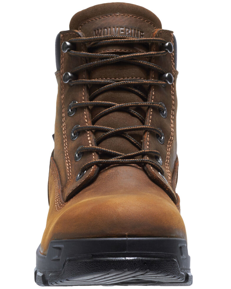 Wolverine Men's Chainhand Waterproof Work Boots - Steel Toe, Brown, hi-res