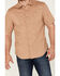 Image #3 - Brixton Men's Mojave Charter Solid Utility Button Down Western Shirt , Tan, hi-res