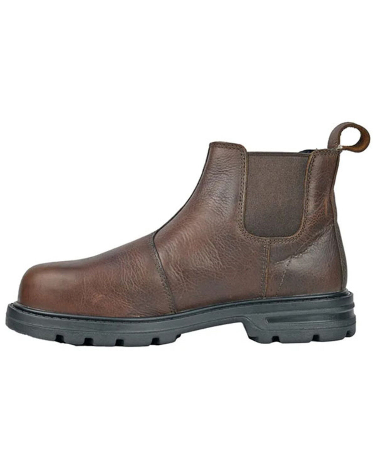Image #3 - Die Hard Men's Nitro Slip-On Slip Resistant EH Work Boots - Composite Toe, Brown, hi-res