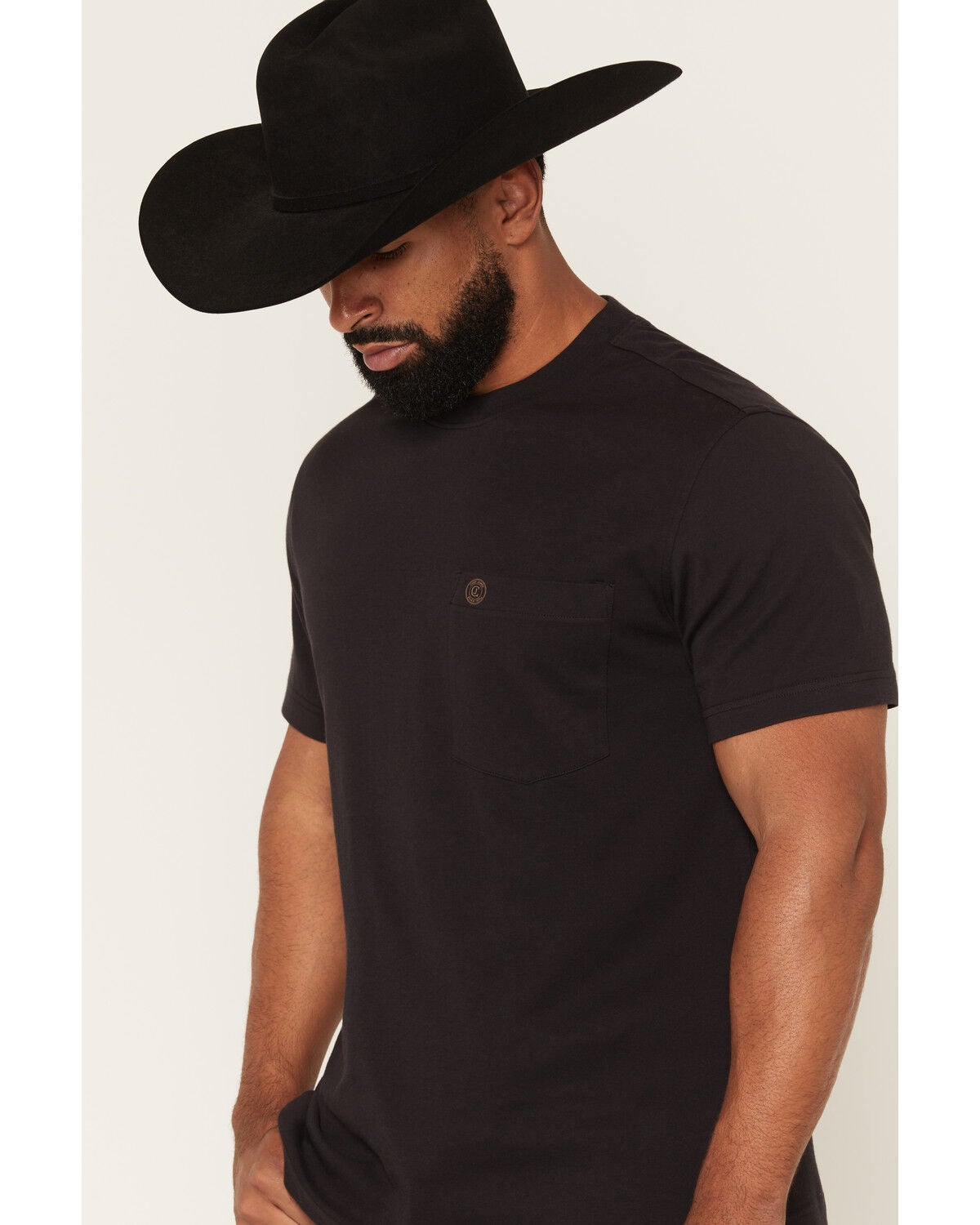 Image #2 - Cody James Men's Summit Solid Pocket Short Sleeve T-Shirt, Black, hi-res