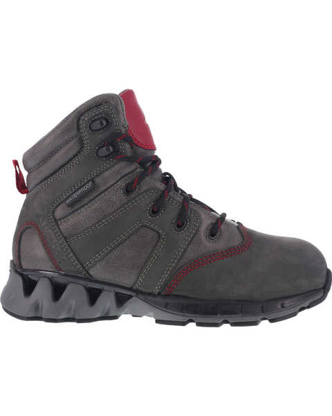 Image #3 - Reebok Women's ZigKick Waterproof Hiker Work Boots - Carbon Toe , Grey, hi-res