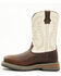 Image #3 - Cody James Men's Tyche Palace Pull-On Waterproof Work Boots - Composite Toe, Ivory, hi-res