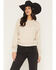 Image #2 - Ariat Women's Logo Essential Crew Sweatshirt, Oatmeal, hi-res