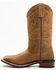 Image #3 - Laredo Women's Megan Western Boots - Broad Square Toe, Tan, hi-res
