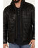 Image #3 - Mauritius Men's Leather Puffer Jacket, Black, hi-res