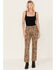 Image #1 - Wrangler Women's High Rise Wild West Purr Print Straight Jeans, Tan, hi-res
