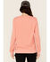 Image #4 - Carhartt Women's Tencel™ Fiber Series Relaxed Fit Sweatshirt, Coral, hi-res
