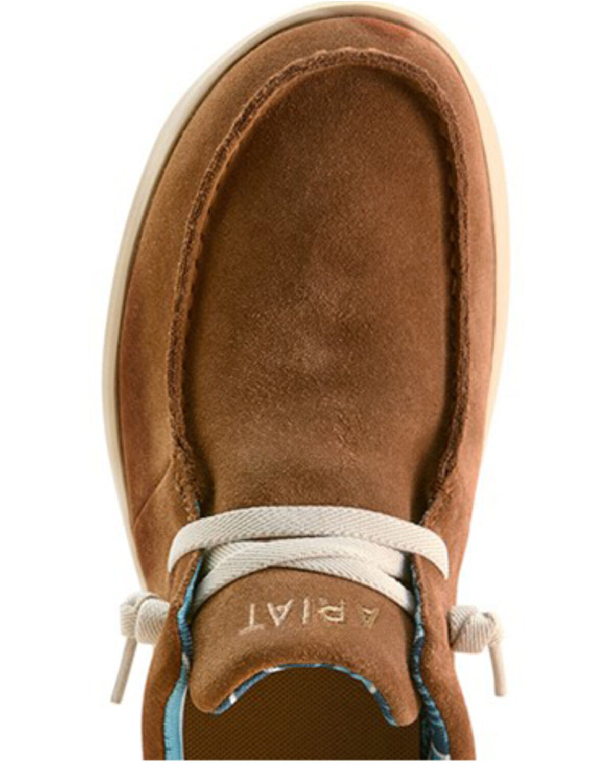 Image #4 - Ariat Men's Suede Hilo Casual Shoes - Moc Toe, Brown, hi-res