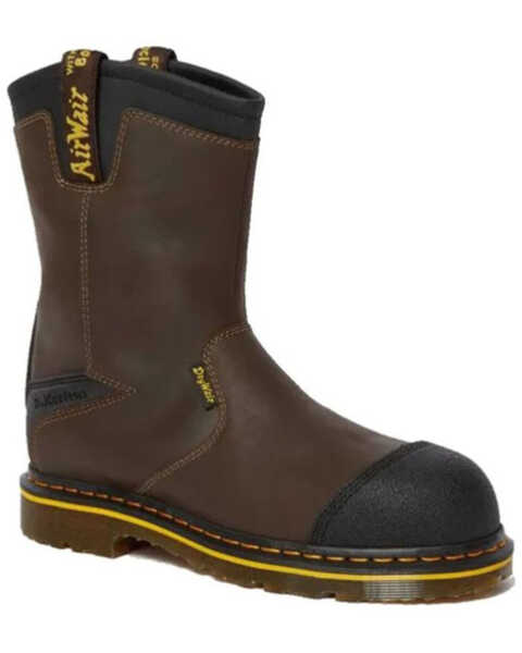 Dr. Martens Firth Waterproof Western Work Boots - Steel Toe, Black, hi-res