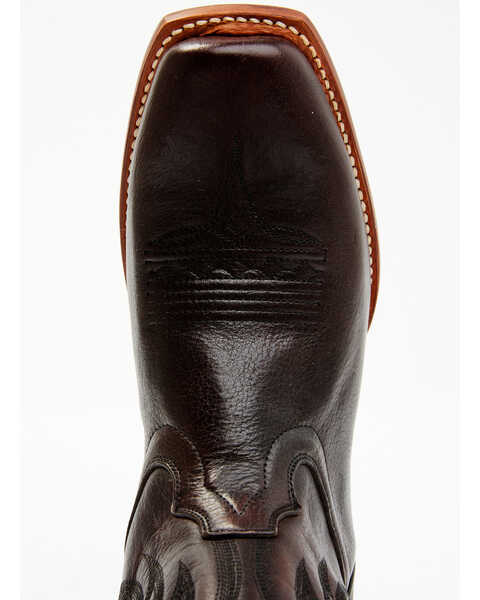 Image #6 - RANK 45® Men's Saloon Western Boots - Square Toe, Black Cherry, hi-res