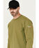 Image #4 - Ariat Men's FR Chain Hook Long Sleeve Graphic Work T-Shirt, Green, hi-res