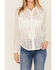Image #3 - Idyllwind Women's Rockstreet Fringe Button-Down Western Shirt, White, hi-res