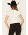 Image #4 - Blue Life Women's Vegas Lucky Short Sleeve Graphic Tee, White, hi-res