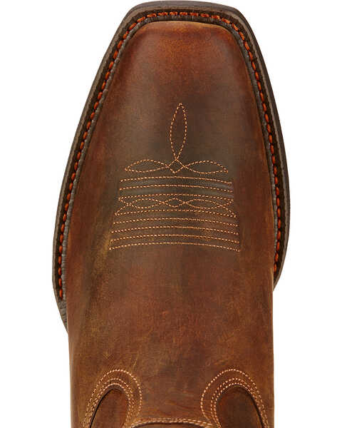 Image #4 - Ariat Men's Sport Western Performance Boots - Square Toe, Brown, hi-res