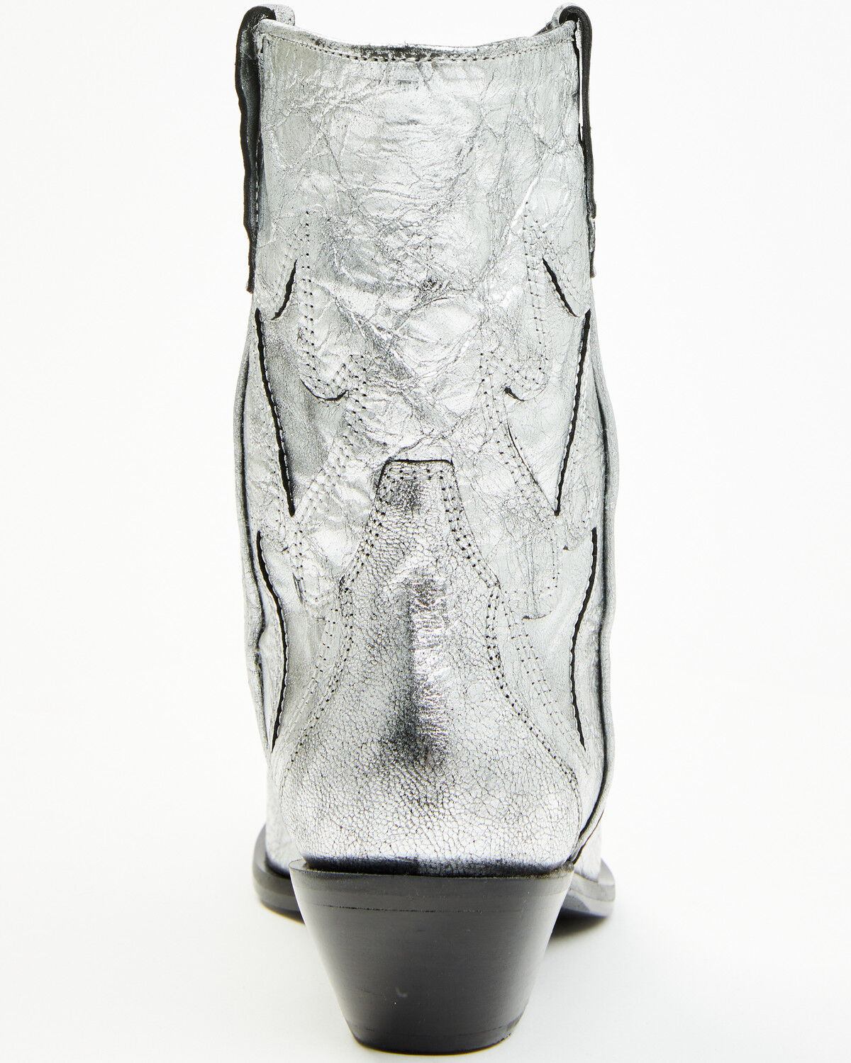 Image #5 - Free People Women's Way Out West Metallic Western Boots - Snip Toe, Silver, hi-res