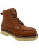 Image #1 - AdTec Men's 6" Apex Moc Work Boots - Composite Toe, Brown, hi-res