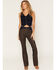 Image #1 - Idyllwind Women's Duluth Coated Yoke Dark Wash Legend High Rise Bootcut Stretch Denim Jeans, Dark Wash, hi-res