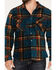 Image #3 - Brixton Men's Plaid Print Bowery Long Sleeve Arctic Stretch Fleece Jacket, , hi-res