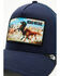 Image #2 - Goorin Bros Men's Boot Barn Exclusive Ride Or Die Ball Cap, Navy, hi-res