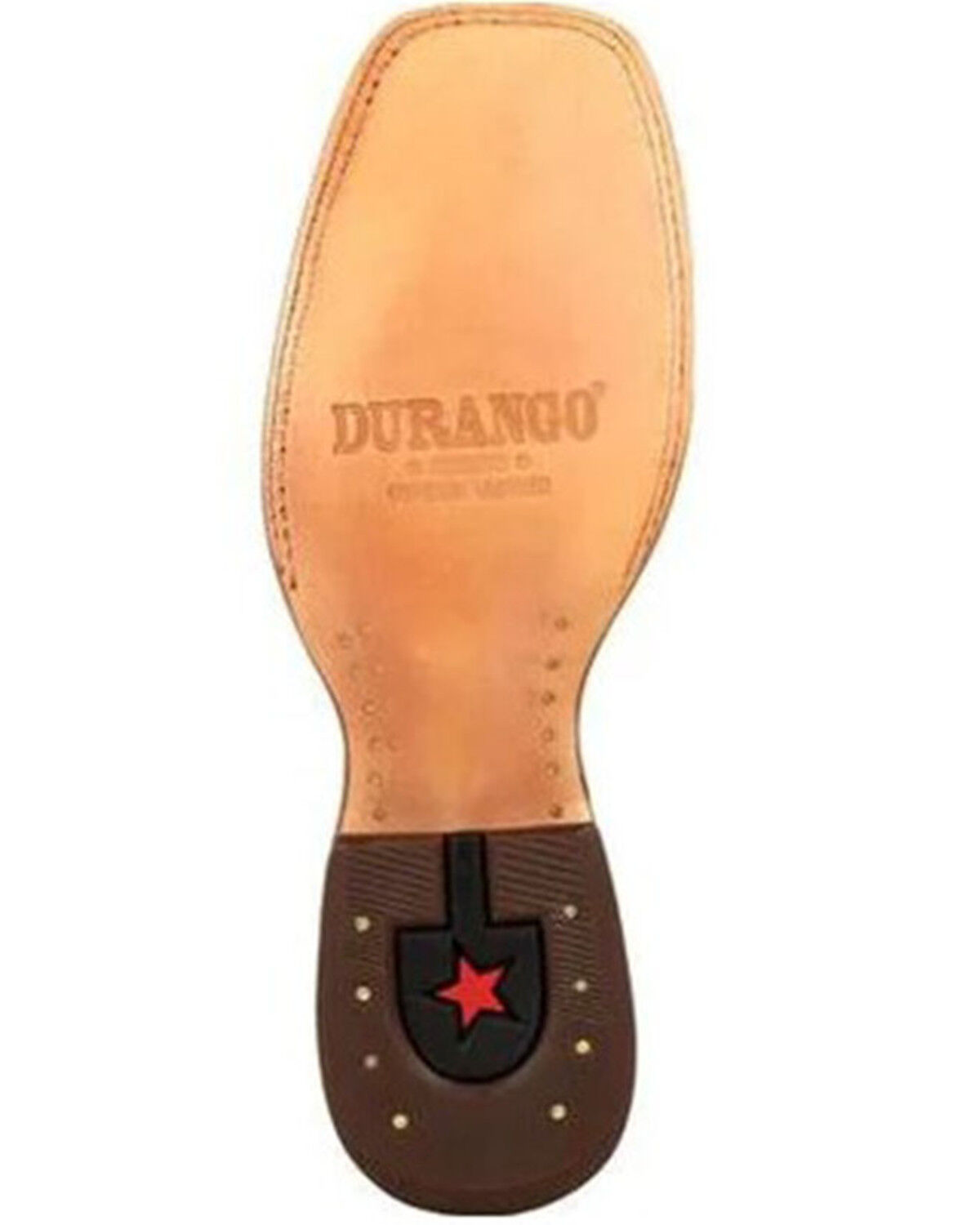 Image #7 - Durango Men's Wheat Brown Exotic Full-Quill Ostrich Western Boots - Square Toe, Brown, hi-res