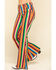 Ranch Dress'n Women's Serape Print Super Flare Jeans  , Multi, hi-res