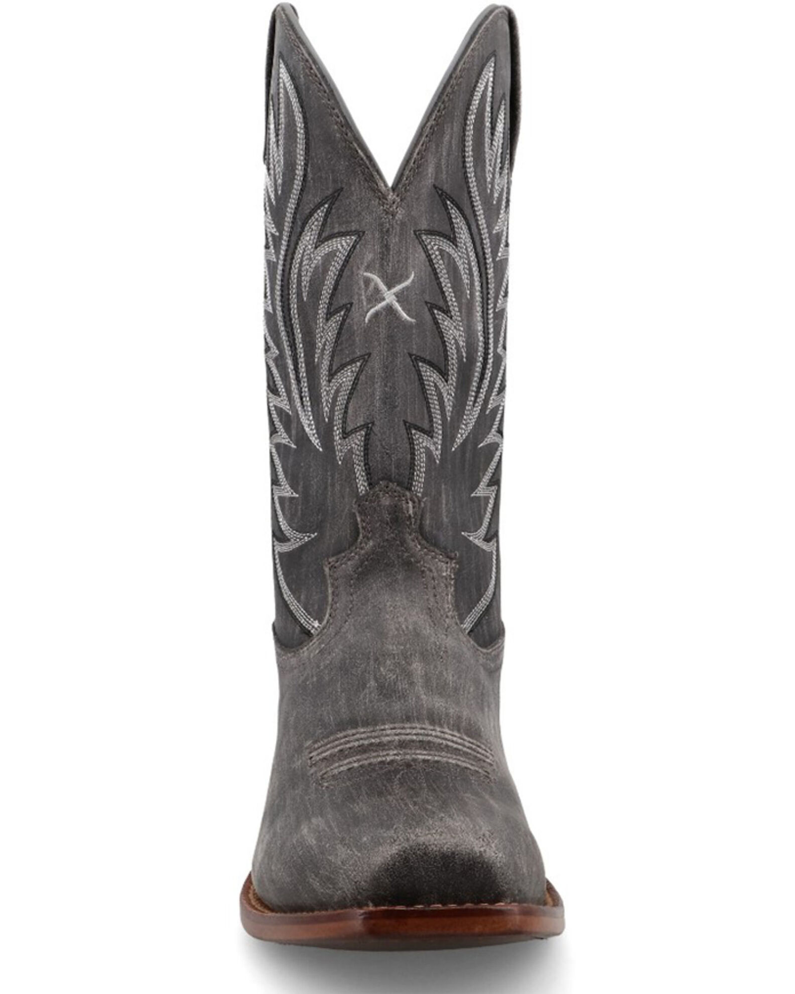Image #4 - Twisted X Men's 12" Tech X™ Western Boots - Snip Toe, Charcoal, hi-res