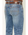 Image #4 - Cody James Men's Westward Floral Striped Short Sleeve Button-Down Stretch Western Shirt, Brown, hi-res