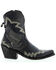 Image #2 - Liberty Black Women's Side Bug & Wrinkle Mosel Short Western Boots - Pointed Toe, Black, hi-res