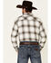 Image #5 - Ariat Men's Hickory Retro Large Plaid Thermal Long Sleeve Button Down Western Shirt , Tan, hi-res