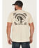 Image #1 - Brixton Men's Boot Barn Exclusive Vive Libre Mariachi Girl Short Sleeve Graphic T-Shirt, Sand, hi-res