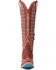 Image #4 - Lane Women's Lexington Over The Knee Corset Western Boots - Snip Toe, Ruby, hi-res