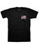 Image #2 - Hold Fast Men's Black Live Free Eagle Graphic Short Sleeve T-Shirt , Black, hi-res