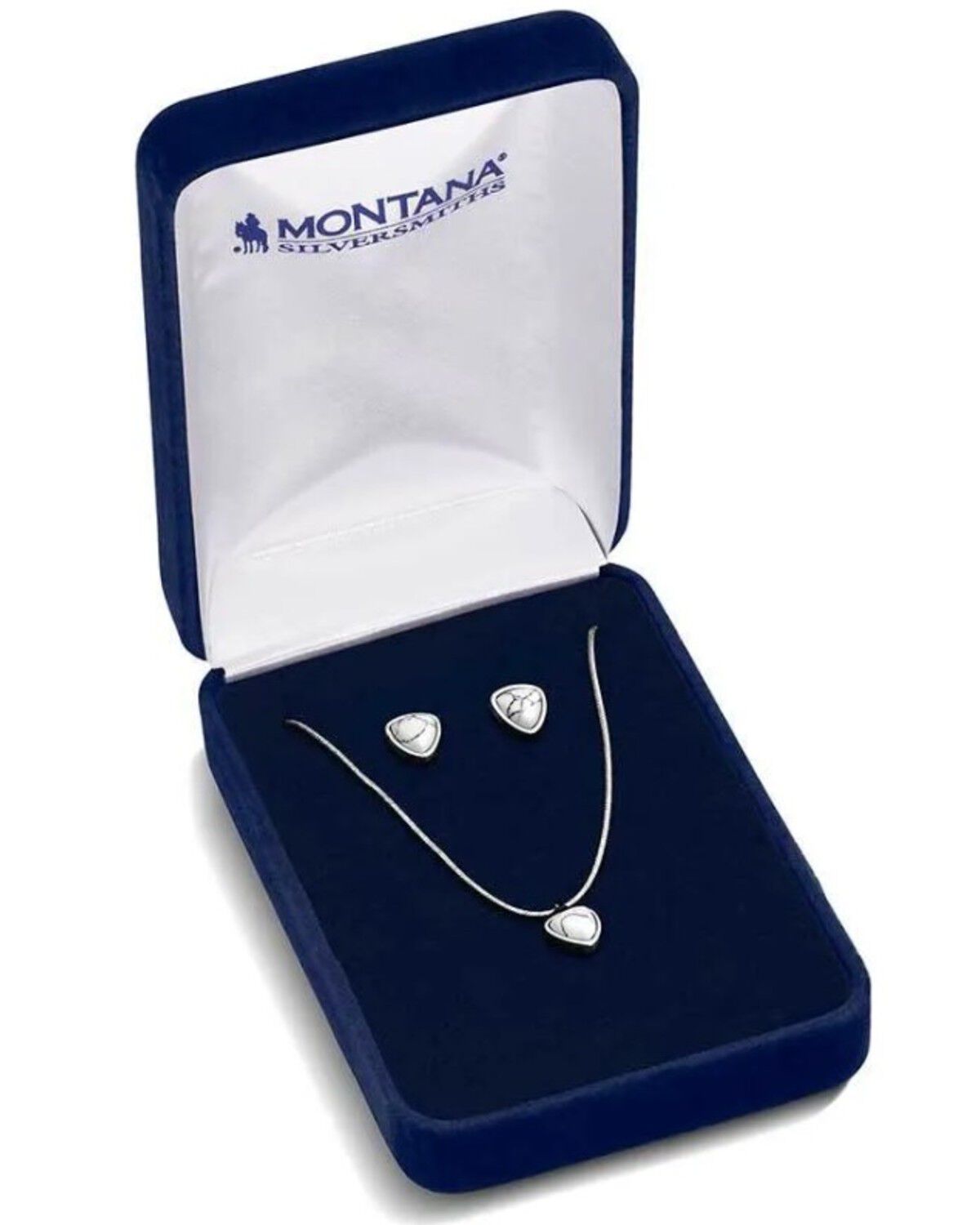 Image #3 - Montana Silversmiths Women's Pure Halo Jewelry Set - 2 Piece, Silver, hi-res