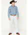 Image #1 - Wrangler Men's 13MWZ Toughlite Light Wash Cowboy Cut Straight Stretch Denim Jeans, Light Wash, hi-res