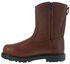 Image #4 - Iron Age Men's Hauler Wellington Side-Zipper Work Boots - Composite Toe, Brown, hi-res