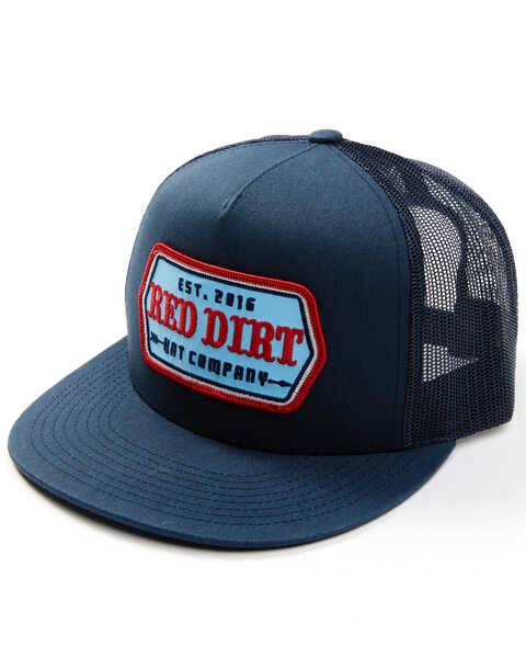 Red Dirt Hat Men's High Life Patch Mesh Back Cap, Navy, hi-res