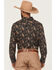 Image #4 - Cody James Men's Desert Dapper Paisley Print Long Sleeve Snap Western Shirt, Navy, hi-res