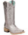 Image #1 - Corral Girls' Metallic Western Boots - Square Toe, Lilac, hi-res