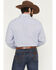 Image #4 - George Strait by Wrangler Men's Geo Print Long Sleeve Button-Down Stretch Western Shirt, Blue, hi-res