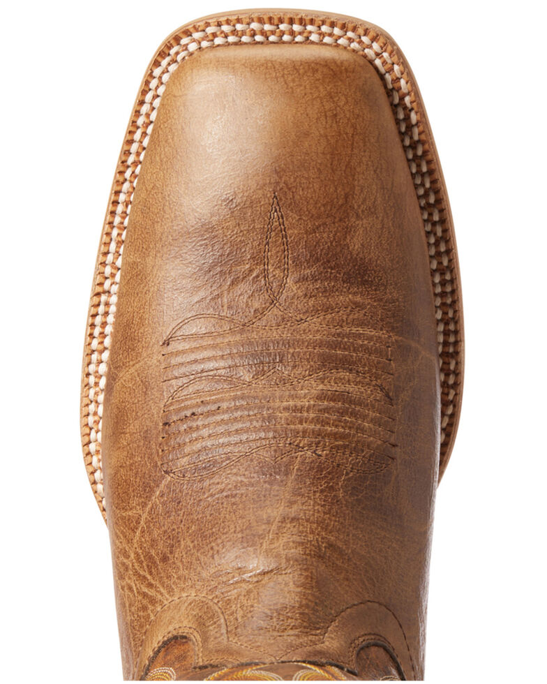 Ariat Men's Toledo Crunch Western Boots - Wide Square Toe, Brown, hi-res