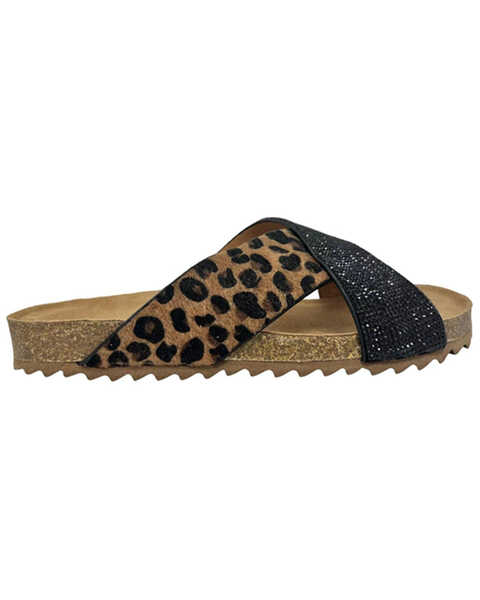 Very G Women's Esme Sandals , Leopard, hi-res