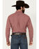 Image #4 - Ariat Men's Porter Plaid Print Long Sleeve Button-Down Performance Shirt - Tall, Red, hi-res