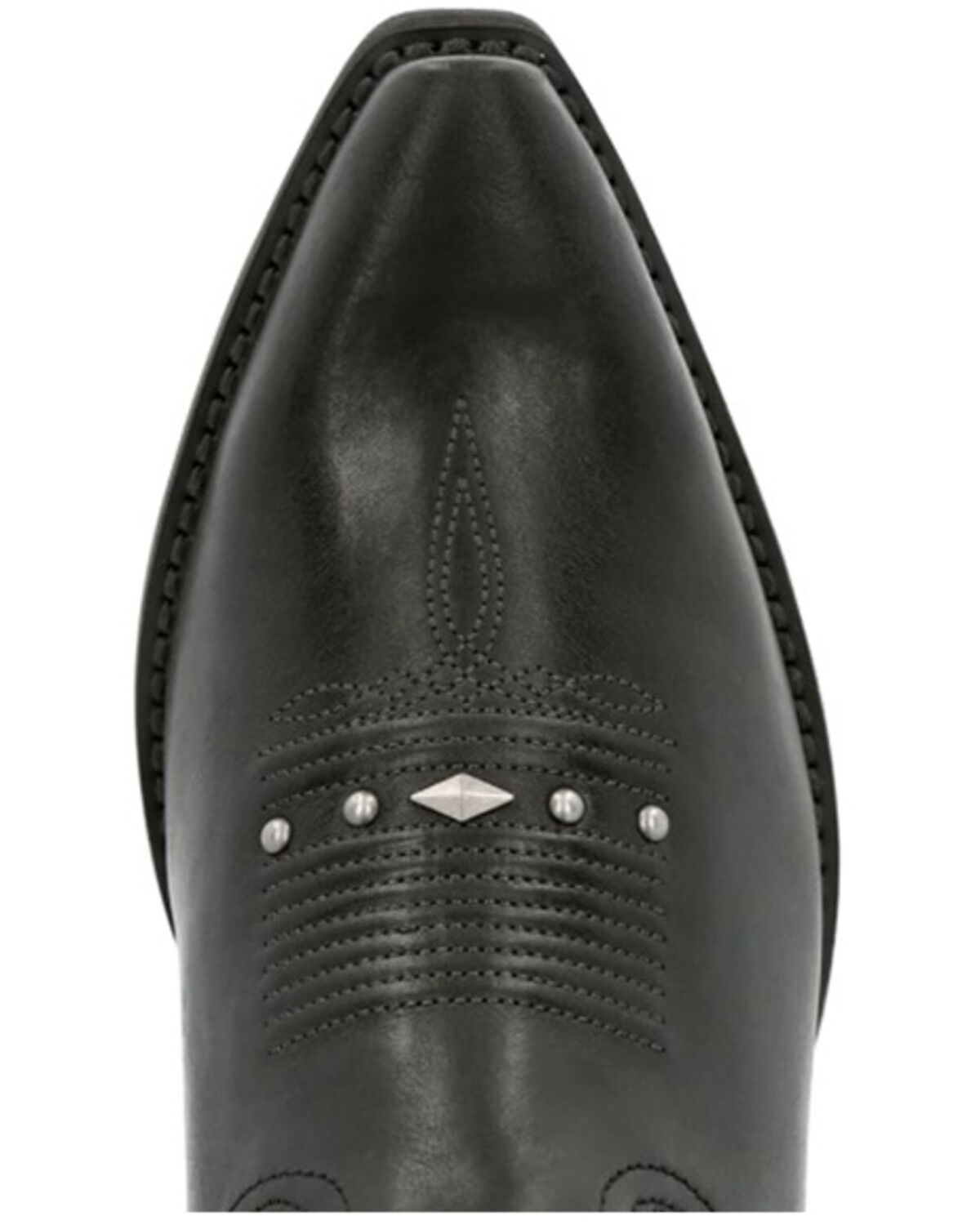 Image #4 - Durango Women's Crush Antique Studded Western Boots - Snip Toe, Black, hi-res