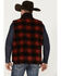 Image #4 - Pendleton Men's Ridgeline Buffalo Checker Fleece Vest, Red, hi-res