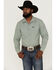 Image #1 - Kimes Ranch Men's Solid Linville Coolmax Button Down Western Shirt, Sage, hi-res