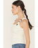 Image #3 - Idyllwind Women's Wylie Rib Knit Buckle Tank, Ivory, hi-res