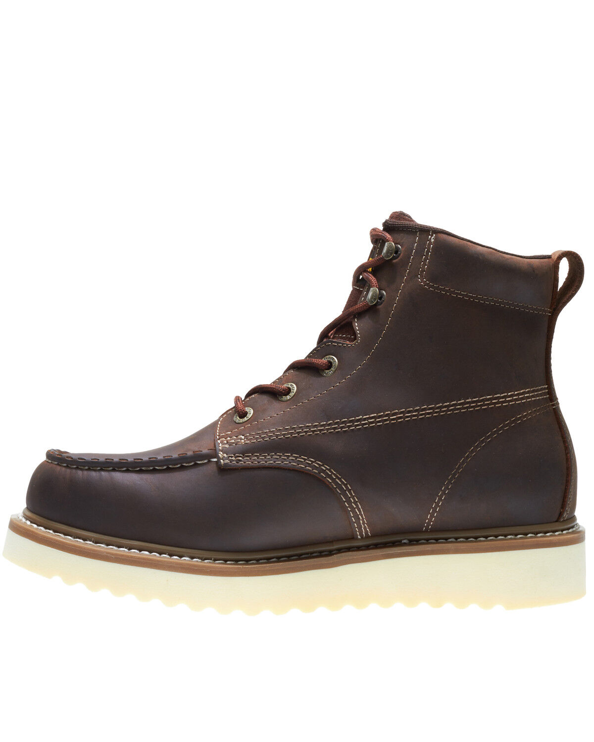 Image #3 - Wolverine Men's Loader Work Boots - Soft Toe, Brown, hi-res