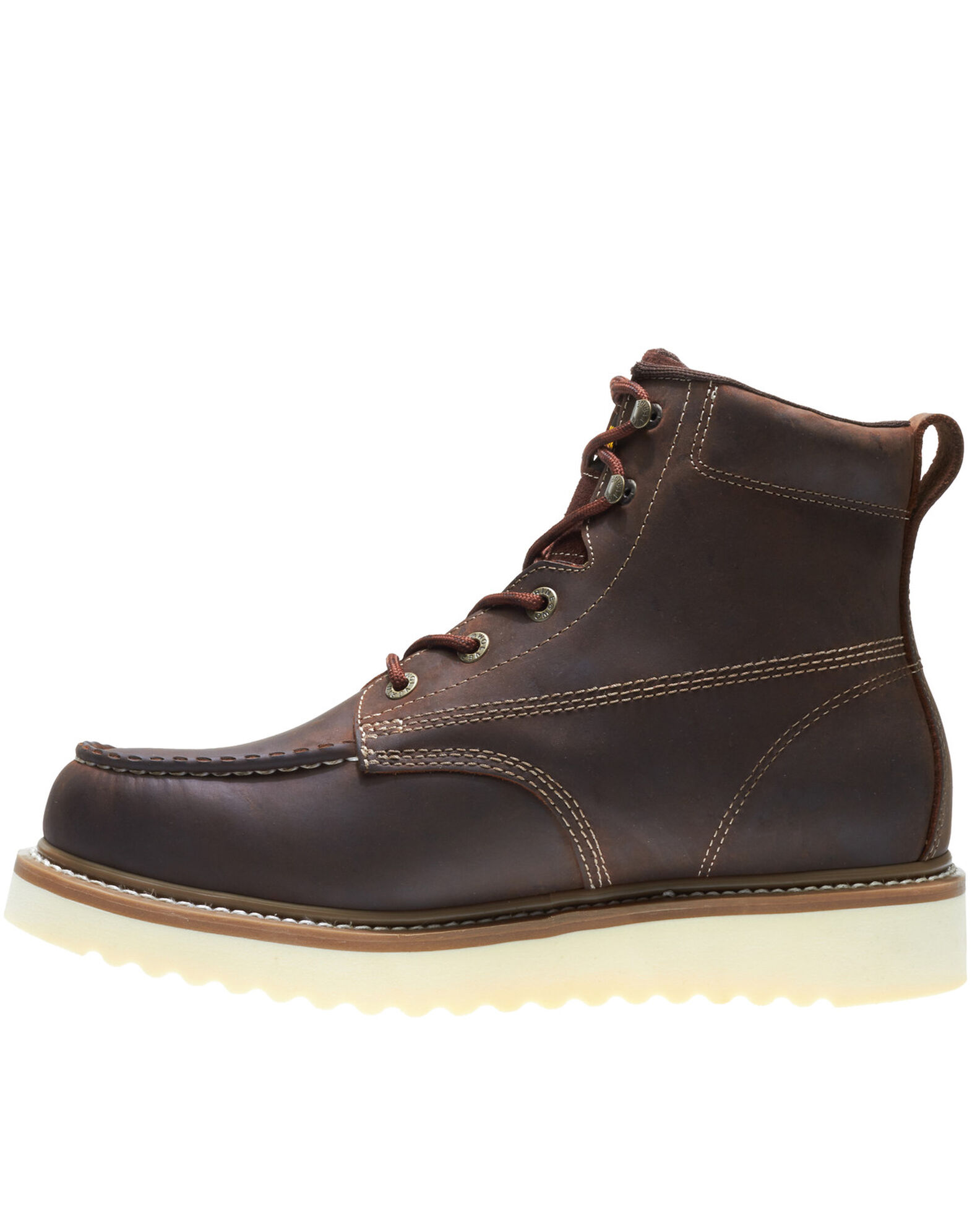 Image #3 - Wolverine Men's Loader Work Boots - Soft Toe, Brown, hi-res