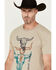 Image #2 - Cody James Men's Stacked Skull Short Sleeve Graphic T-Shirt, Camel, hi-res