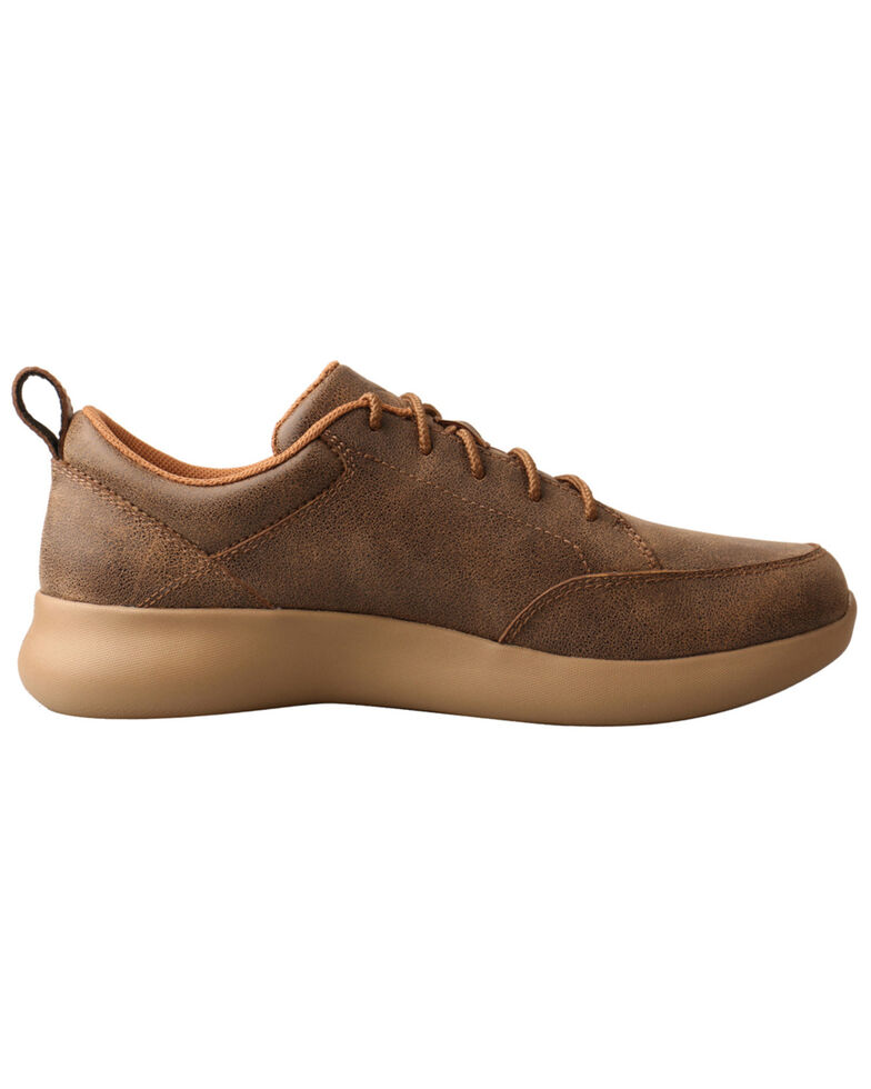 Twisted X Men's CellStretch Driving Shoes - Round Toe, Brown, hi-res